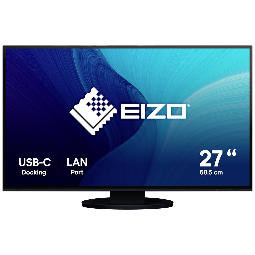 Image of EIZO EV2795-BK LED EEC D (A - G) 686 cm (27 inch) 2560 x 1440 p 16:9 5 ms HDMIâ¢ DisplayPort USB-CÂ® USB type B